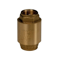 Клапан обратный Giacomini R60 - 1/2" (ВР/ВР, PN16, Tmax 95°C, затвор пластиковый)
