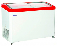 Ларь морозильный Снеж МЛГ-250 (вентилятор) красный 