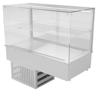 Витрина холодильная Gastrolux ВСВ-157/CUBE-2П AISI 304